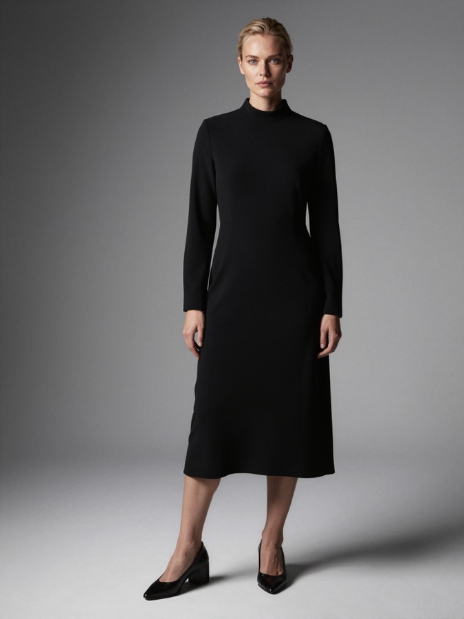 The Silk Midi Dress